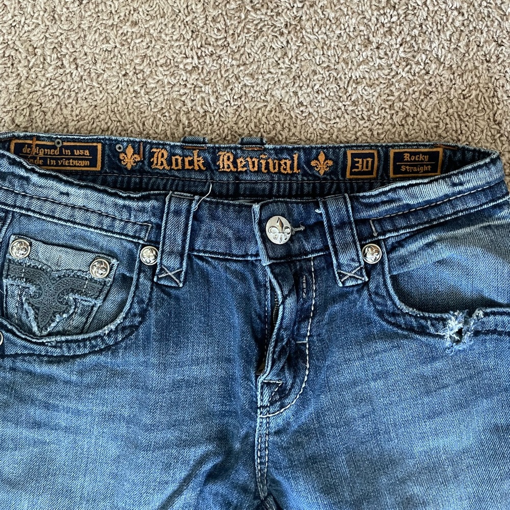 Mens Rock Revival Rocky Straight 30/34